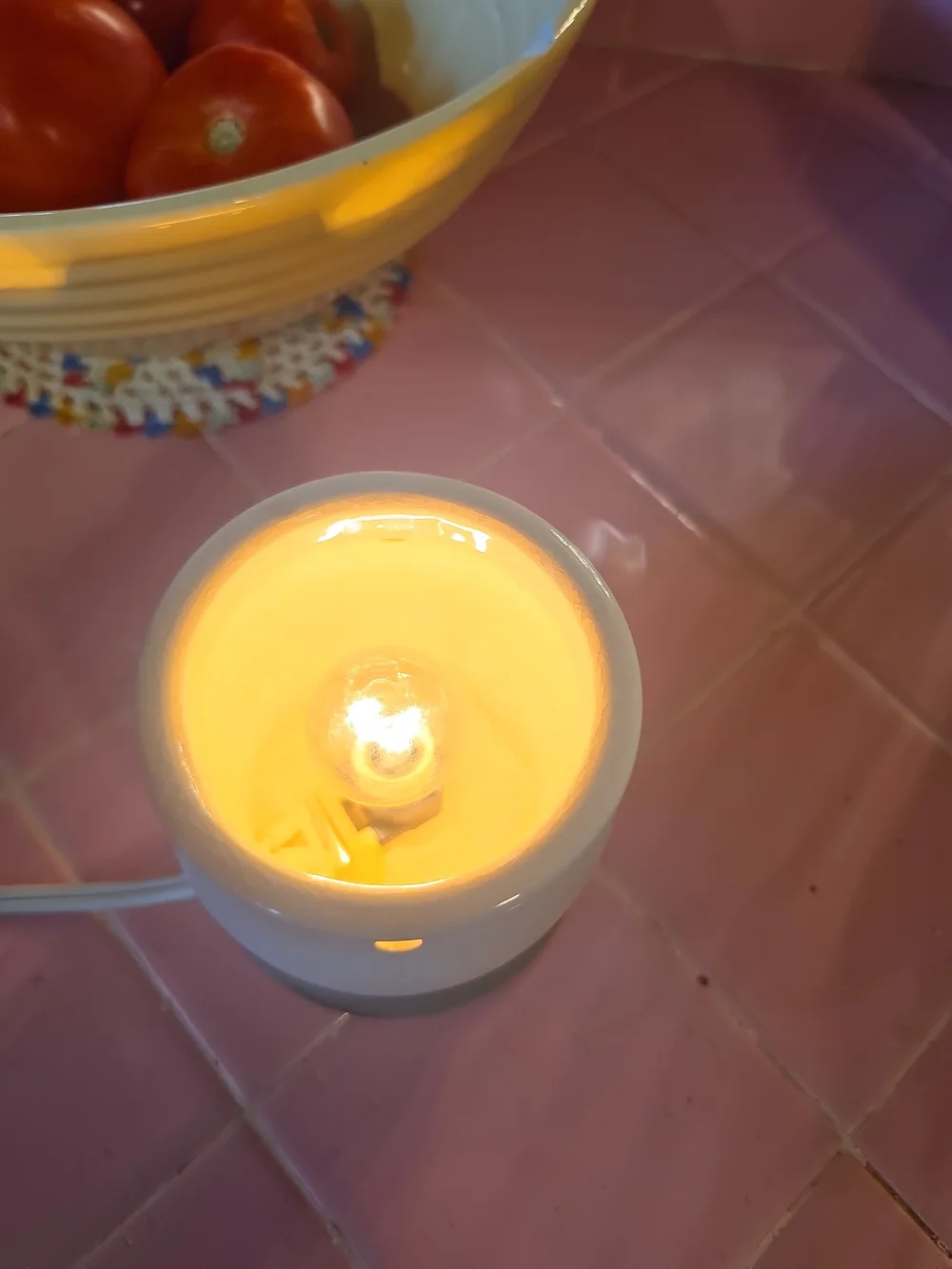 Scentsy White Ceramic Electric Wax Warmer